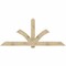 Ekena Millwork Redmond Rough Sawn Timber Gable Bracket, Douglas Fir, 96"W x 40"H x 2"D x 6"F, 10/12 Pitch GBW096X40X0206RED00RDF - alternate 1